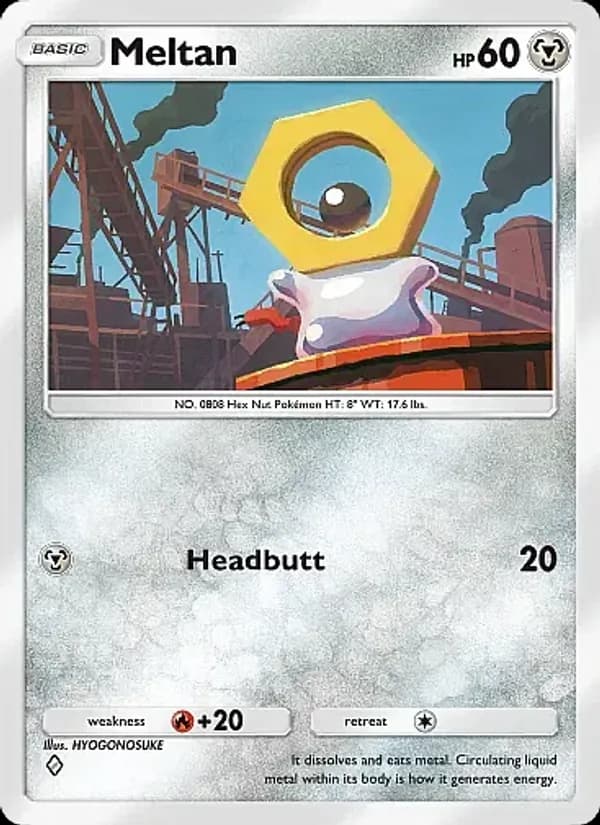 Meltan — Eevee Grove, One Diamond