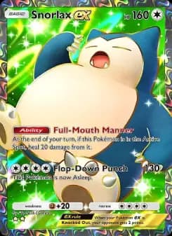 Snorlax ex — Eevee Grove — Two Star