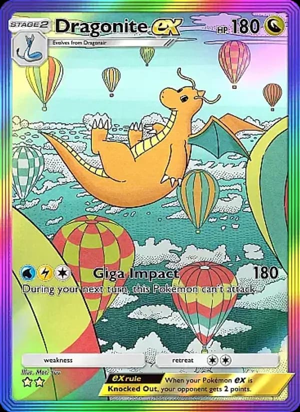 Dragonite ex — Eevee Grove, Two Star