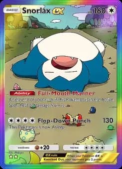 Snorlax ex — Eevee Grove — Two Star