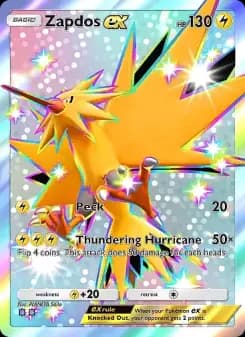 Zapdos ex — Eevee Grove — Two Shiny