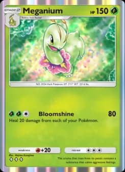 Meganium — Wisdom of Sea and Sky — Three Diamond