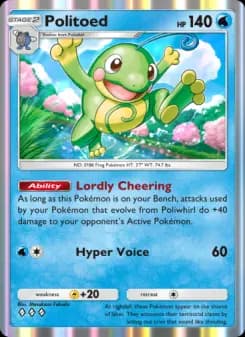 Politoed — Wisdom of Sea and Sky — Three Diamond