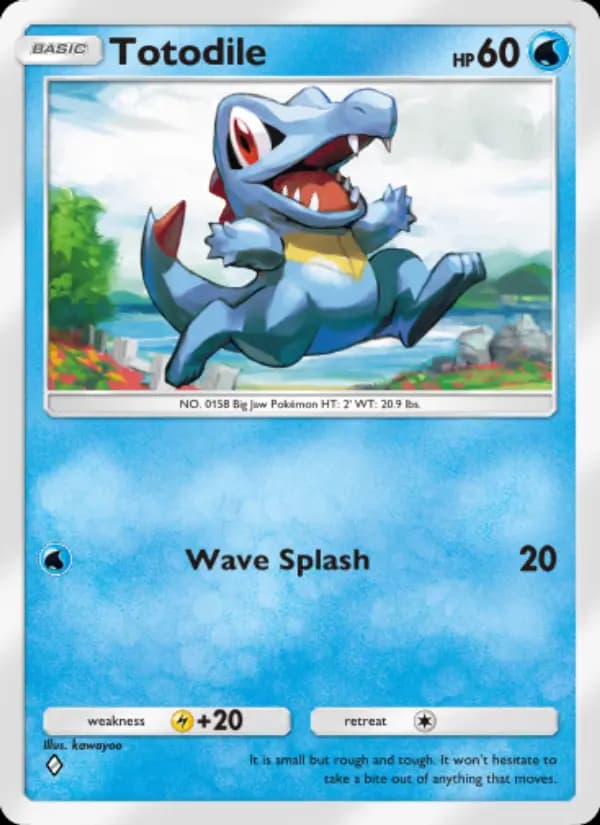 Totodile — Wisdom of Sea and Sky, One Diamond