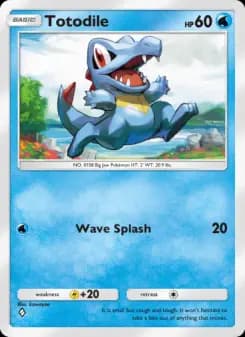 Totodile — Wisdom of Sea and Sky — One Diamond