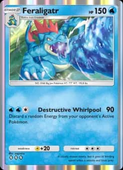 Feraligatr — Wisdom of Sea and Sky — Three Diamond