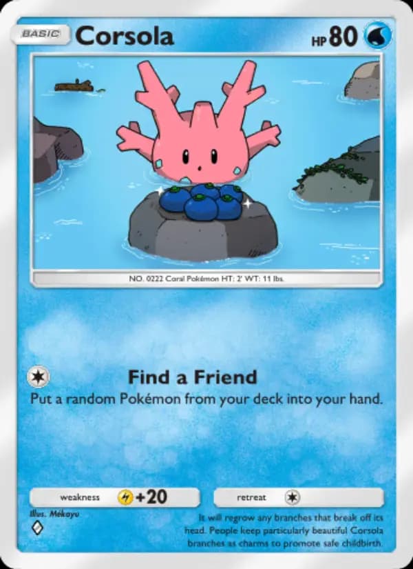 Corsola — Wisdom of Sea and Sky, One Diamond