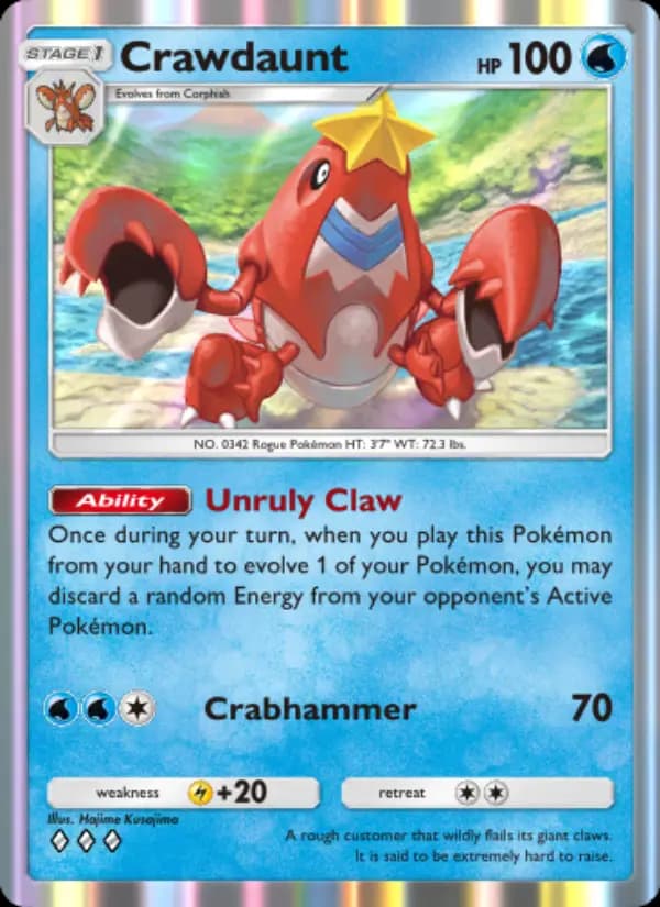 Crawdaunt — Wisdom of Sea and Sky, Three Diamond