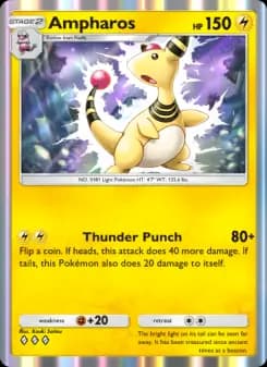 Ampharos — Wisdom of Sea and Sky — Three Diamond