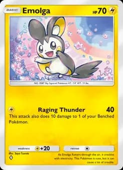 Emolga — Wisdom of Sea and Sky — One Diamond
