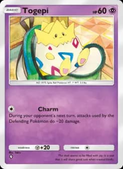 Togepi — Wisdom of Sea and Sky — One Diamond