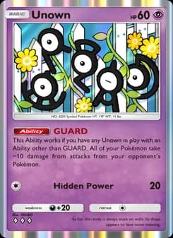 Unown — Wisdom of Sea and Sky — Three Diamond