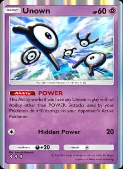 Unown — Wisdom of Sea and Sky — Three Diamond