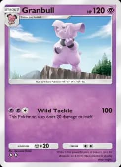 Granbull — Wisdom of Sea and Sky — Two Diamond