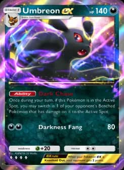 Umbreon ex — Wisdom of Sea and Sky — Four Diamond
