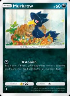 Murkrow — Wisdom of Sea and Sky — One Diamond