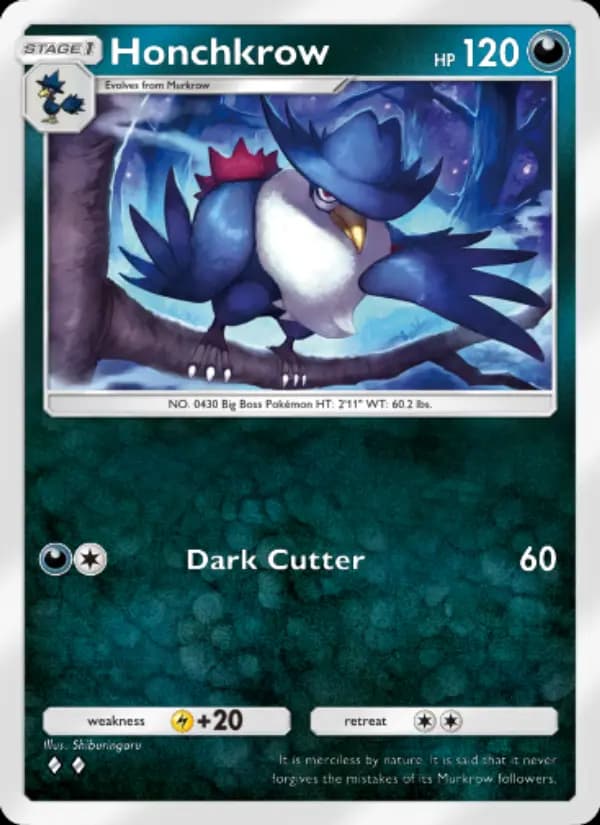 Honchkrow — Wisdom of Sea and Sky, Two Diamond