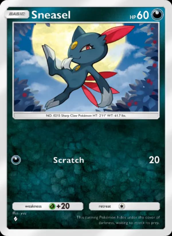 Sneasel — Wisdom of Sea and Sky, One Diamond