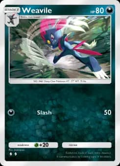 Weavile — Wisdom of Sea and Sky — Two Diamond