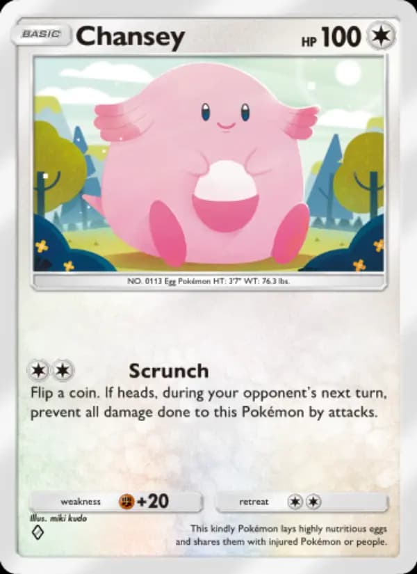 Chansey — Wisdom of Sea and Sky, One Diamond