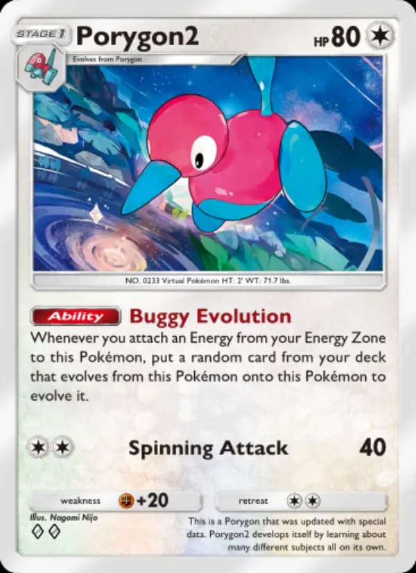 Porygon2 — Wisdom of Sea and Sky, Two Diamond