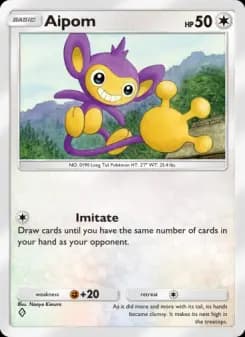 Aipom — Wisdom of Sea and Sky — One Diamond
