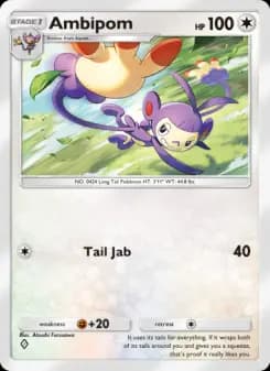 Ambipom — Wisdom of Sea and Sky — One Diamond
