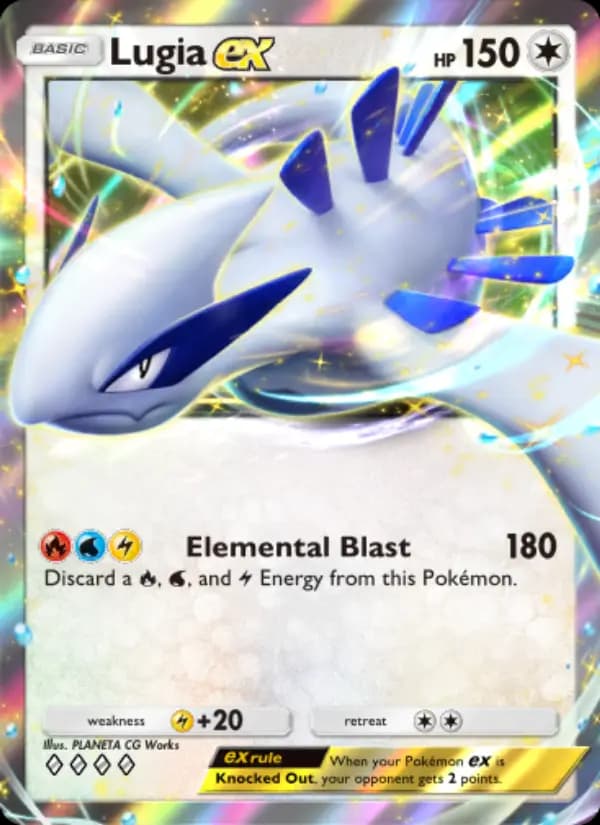 Lugia ex — Wisdom of Sea and Sky, Four Diamond