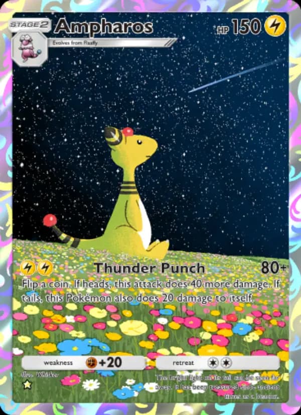 Ampharos — Wisdom of Sea and Sky, One Star