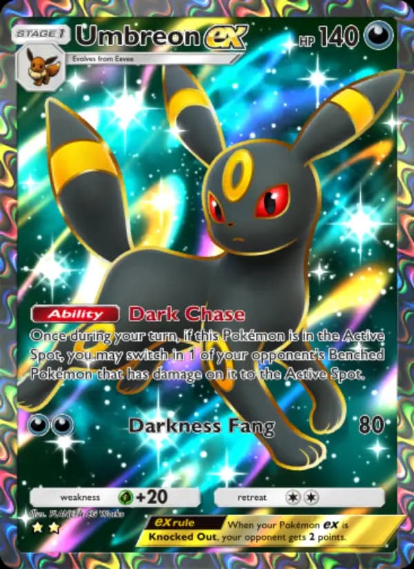 Umbreon ex — Wisdom of Sea and Sky, Two Star