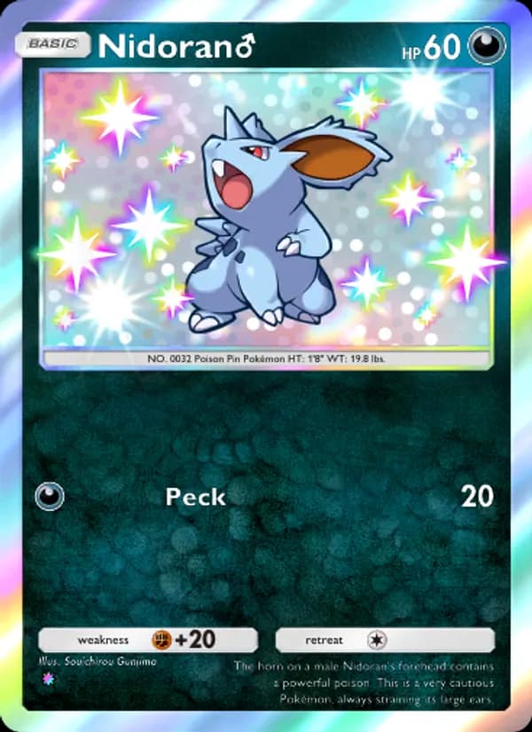 Nidoran♂ — Wisdom of Sea and Sky, One Shiny