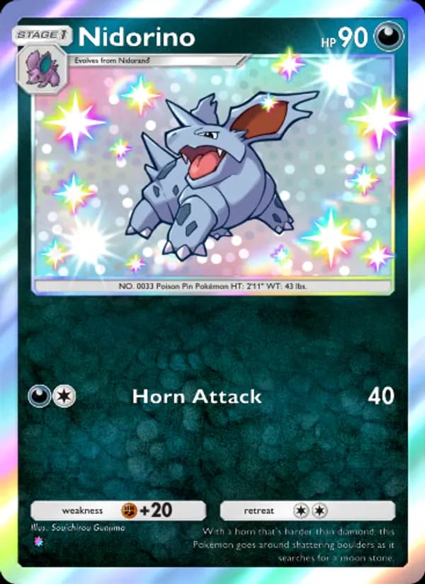 Nidorino — Wisdom of Sea and Sky, One Shiny