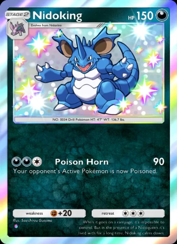 Nidoking — Wisdom of Sea and Sky, One Shiny