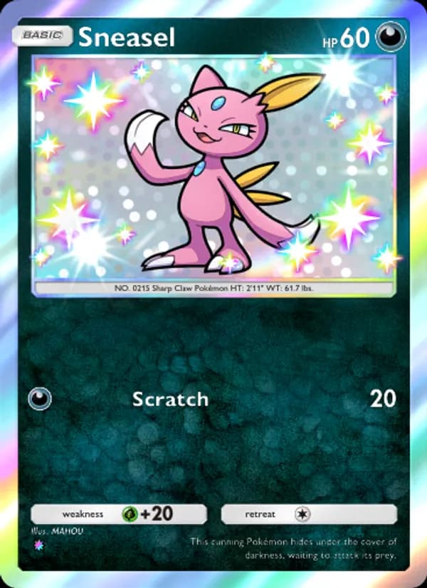 Sneasel — Wisdom of Sea and Sky, One Shiny
