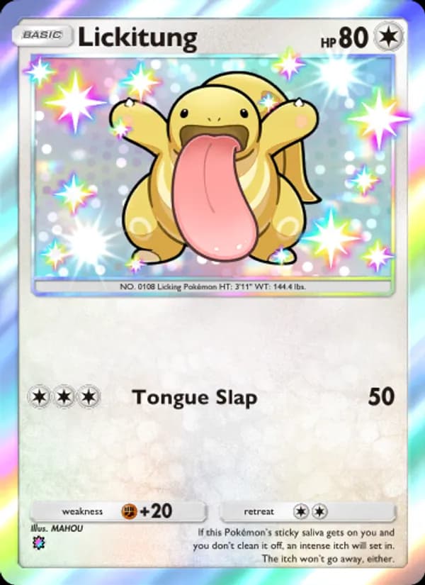 Lickitung — Wisdom of Sea and Sky, One Shiny