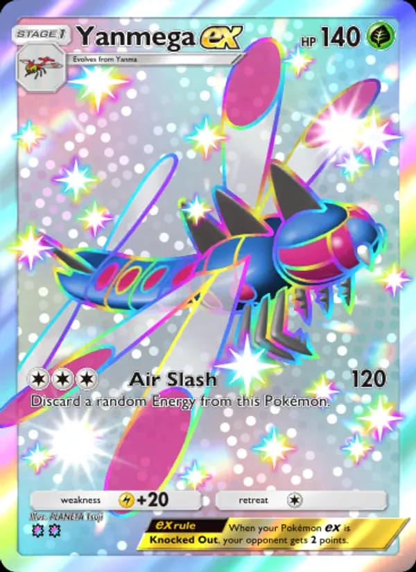 Yanmega ex — Wisdom of Sea and Sky, Two Shiny