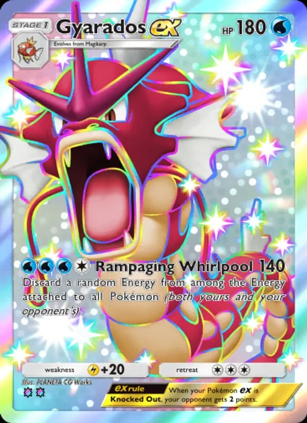 Gyarados ex — Wisdom of Sea and Sky, Two Shiny