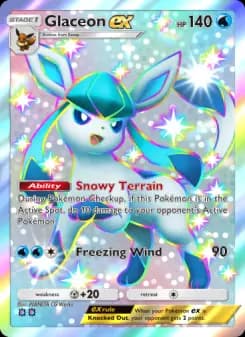 Glaceon ex — Wisdom of Sea and Sky — Two Shiny
