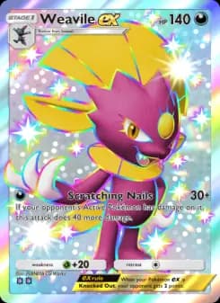 Weavile ex — Wisdom of Sea and Sky — Two Shiny