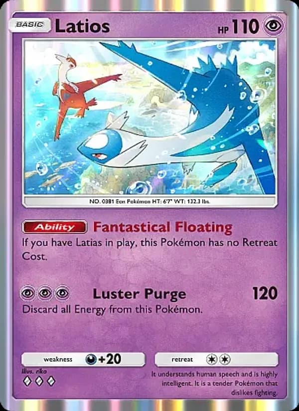 Latios — Secluded Springs, Three Diamond