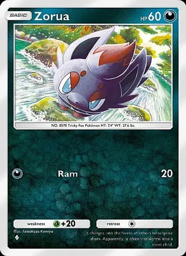 Zorua — Secluded Springs, One Diamond