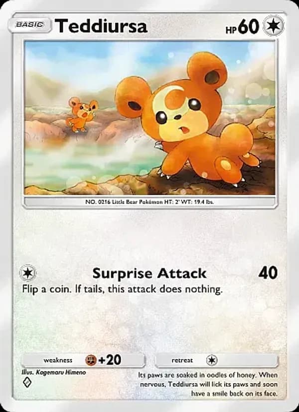 Teddiursa — Secluded Springs, One Diamond