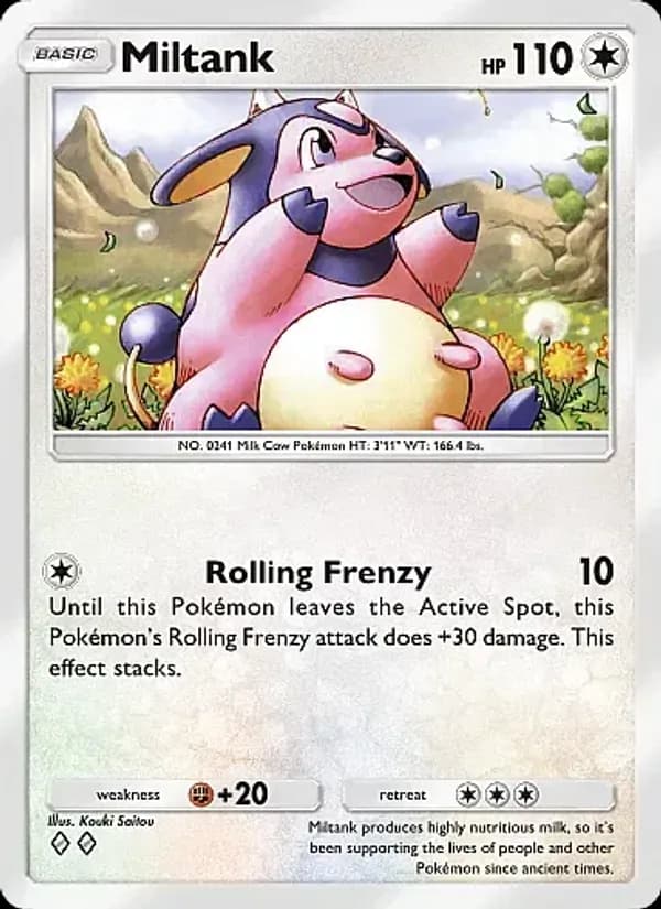 Miltank — Secluded Springs, Two Diamond