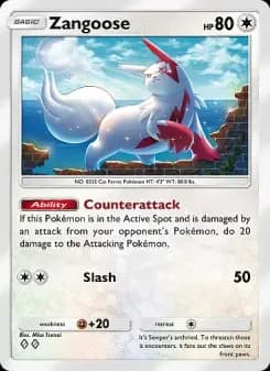Zangoose — Secluded Springs — Two Diamond