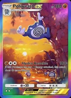 Poliwrath ex — Secluded Springs — Two Star