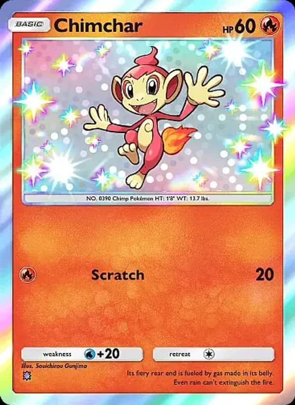 Chimchar — Secluded Springs, One Shiny