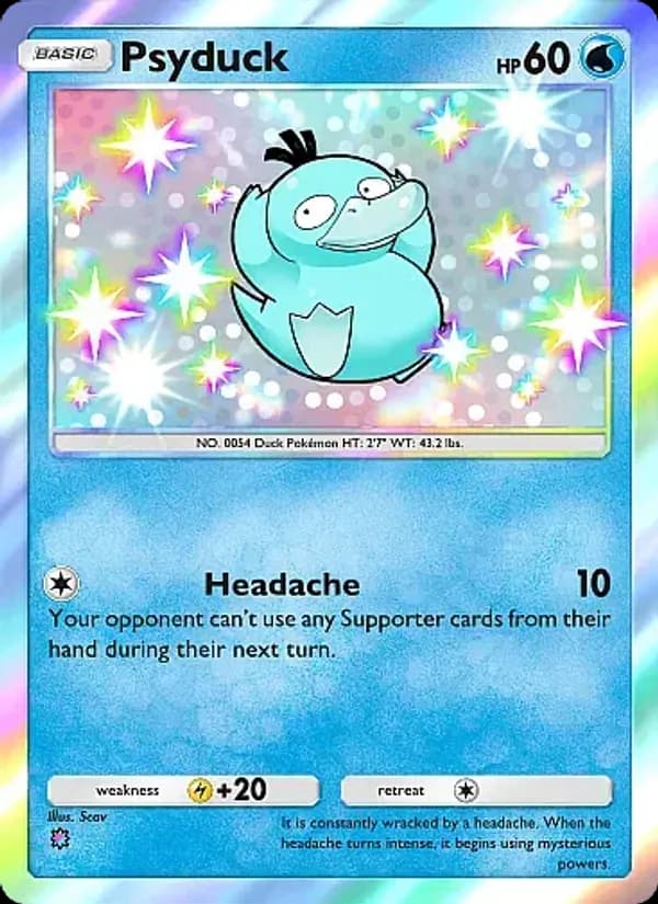 Psyduck — Secluded Springs, One Shiny