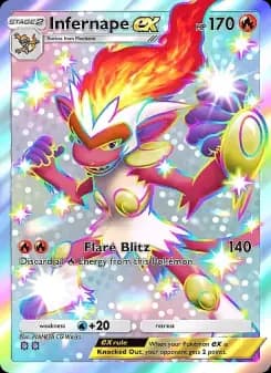 Infernape ex — Secluded Springs — Two Shiny