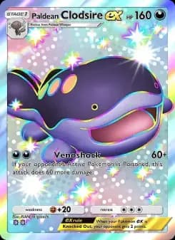 Paldean Clodsire ex — Secluded Springs — Two Shiny
