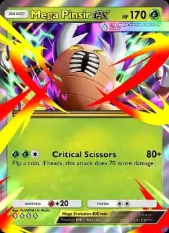 Mega Pinsir ex — Mega Rising — Four Diamond